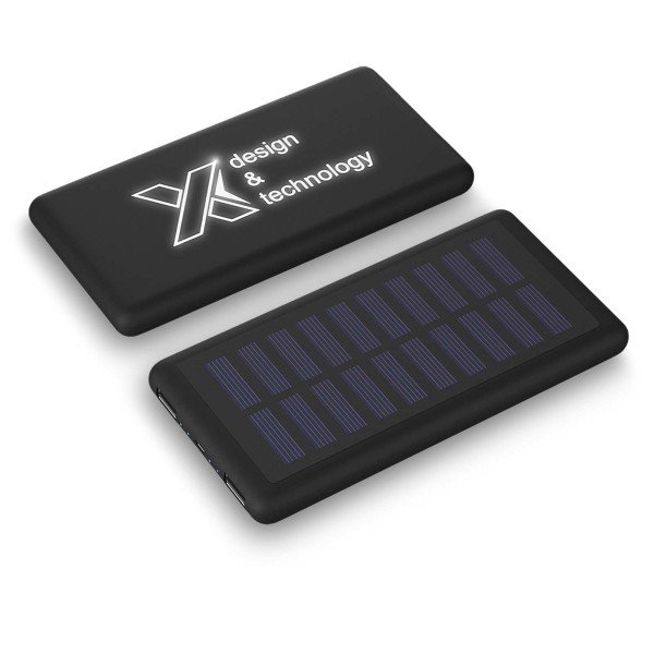 Svietiaca solárna powerbanka SCX.design P30 8000 mAh