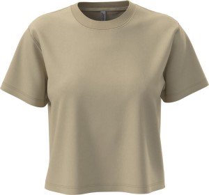 Dámsky crop top z ťažkej bavlny N 7610 - Reklamnepredmety