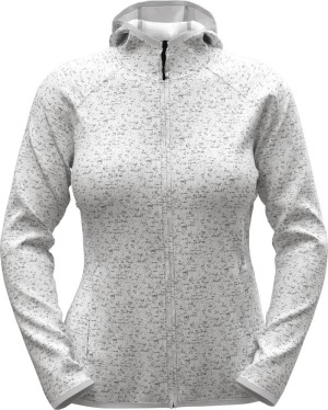 Dámska pletená fleecová bunda s kapucňou Lux Knit Fleece Jacket Women - Reklamnepredmety