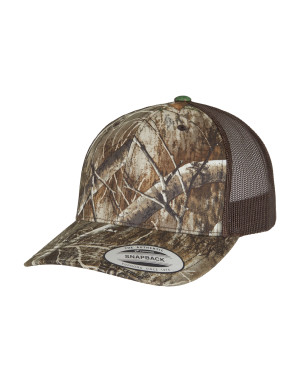 YP Classcis RealTree Camo Retro Trucker Cap - Reklamnepredmety