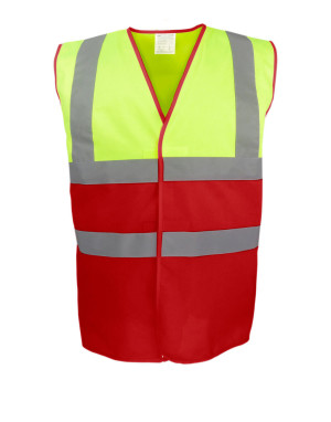 Hi-Vis dvojfarebná vesta - Reklamnepredmety