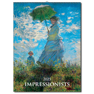 Nástenný kalendár Impressionists 2025 - Reklamnepredmety