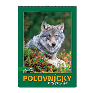 Nástenný kalendár Poľovnícky kalendár 2025 - Reklamnepredmety