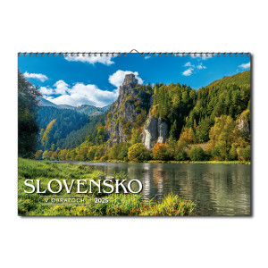 Nástenný kalendár Slovensko v obrazoch 2025 - Reklamnepredmety