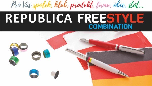 REPUBLICA FREESTYLE guľôčkové pero plast 