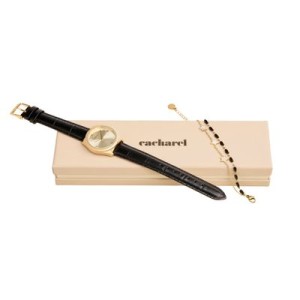 Set Cacharel Black (watch & bracelet) - Reklamnepredmety