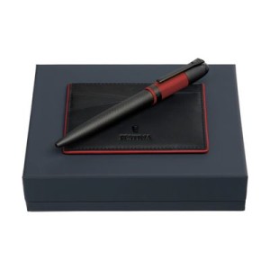 Set Festina Red (ballpoint pen & card holder) - Reklamnepredmety