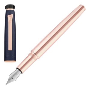 Fountain pen Chronobike Rose Gold Navy - Reklamnepredmety