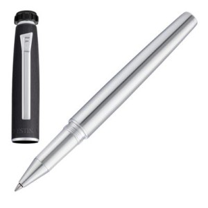 Rollerball pen Chronobike Chrome Black - Reklamnepredmety