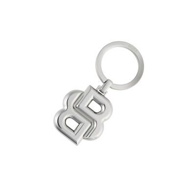 Key ring Double B Shinny Chrome