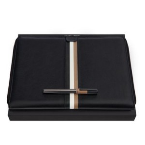 Set HUGO BOSS (fountain pen & conference folder A4) - Reklamnepredmety