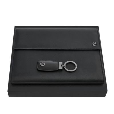 Set Double B Black & Gun (folder A5 & key ring)