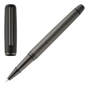 Rollerball pen Pace Black & Gun - Reklamnepredmety