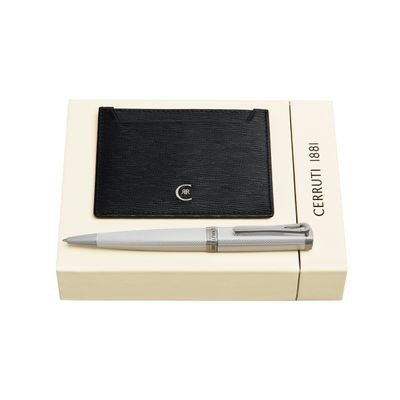 Set CERRUTI 1881 (ballpoint pen & card holder)