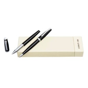 Set Islington Black (ballpoint pen & rollerball pen) - Reklamnepredmety