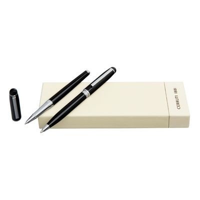 Set Leap Classic Black (ballpoint pen & rollerball pen)