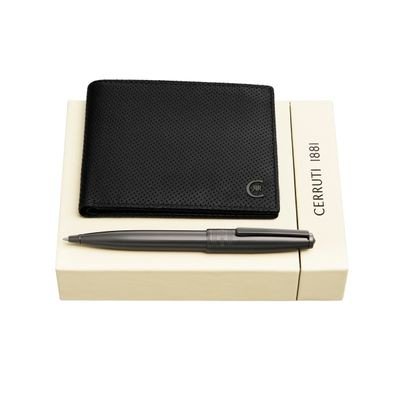 Set CERRUTI 1881 (ballpoint pen & wallet)