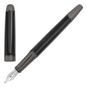 Fountain pen Holborn Black & Gun - Reklamnepredmety