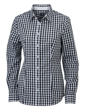 JN616 Ladies` Checked Blouse - Reklamnepredmety