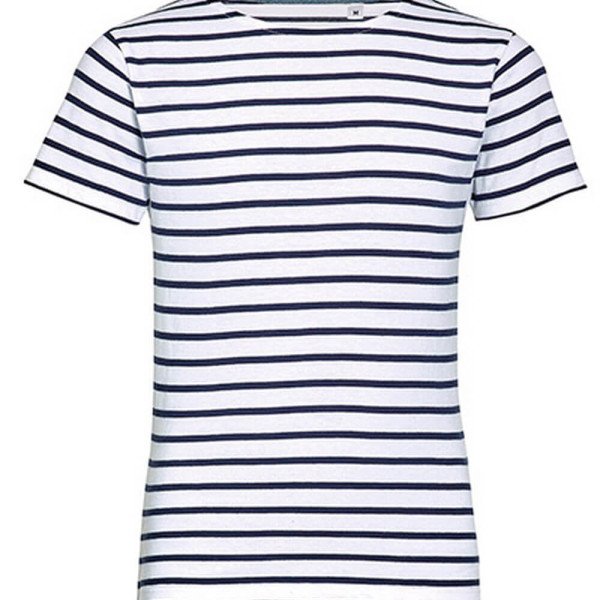 L01400 Kids Round Neck Striped T-Shirt Miles