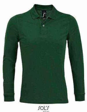 L02087 Mens Long-Sleeve Piqué Polo Shirt Perfect - Reklamnepredmety