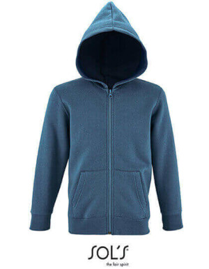 L02092 Kids Zip Hoodie Stone - Reklamnepredmety