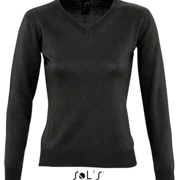 L411 Womens V Neck Sweater Galaxy