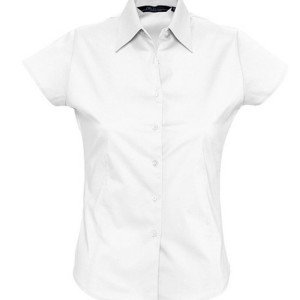 L630 Ladies Stretch-Blouse Excess Shortsleeve - Reklamnepredmety