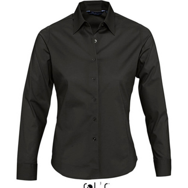 L634 Ladies Long Sleeved Stretch Shirt Eden