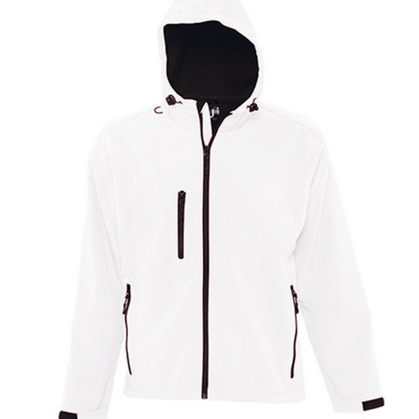 L848 Mens Hooded Softshell Jacket Replay