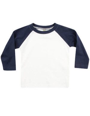 LW025 Long Sleeved Baseball T Shirt - Reklamnepredmety