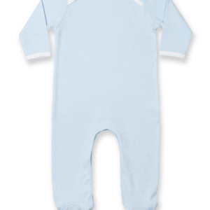 LW053 Contrast Long Sleeved Sleepsuit - Reklamnepredmety