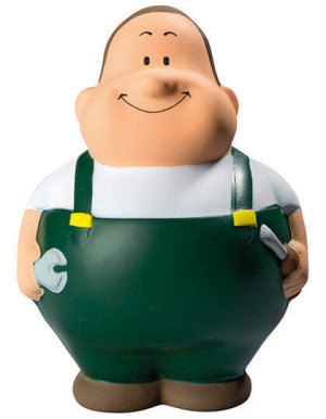 MBW24255 SQUEEZIES® Worker Bert®, Green - Reklamnepredmety