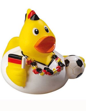 MBW31127 Squeaky Duck Soccer Fan - Reklamnepredmety