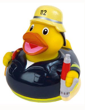 MBW32041 Squeaky Duck Fire fighter - Reklamnepredmety