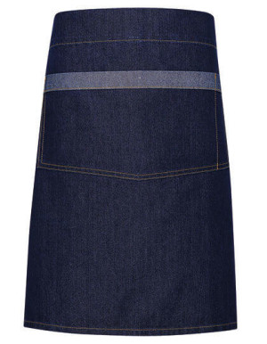 PW128 Domain Contrast Denim Waist Apron - Reklamnepredmety