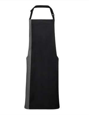 PW162 Contrast Bib Apron - Reklamnepredmety