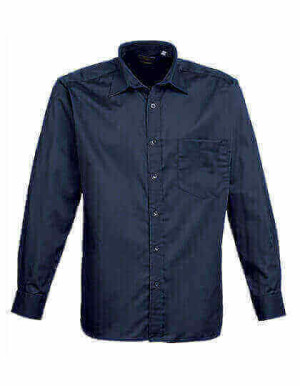 PW200 Poplin Long Sleeve Shirt - Reklamnepredmety