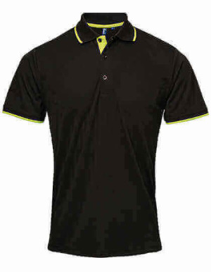 PW618 Mens Contrast Coolchecker Polo - Reklamnepredmety