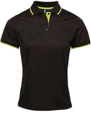 PW619 Ladies Contrast Coolchecker Polo - Reklamnepredmety