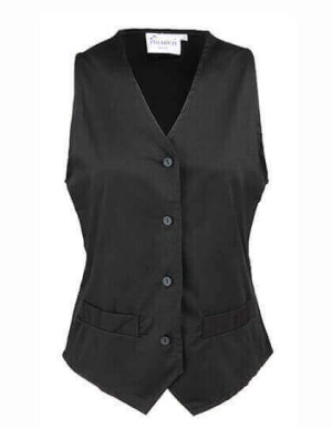 PW621 Ladies Hospitality Waistcoat - Reklamnepredmety