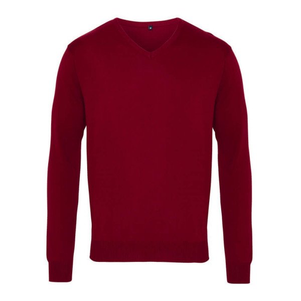 PW694 Mens V-Neck Knitted Sweater