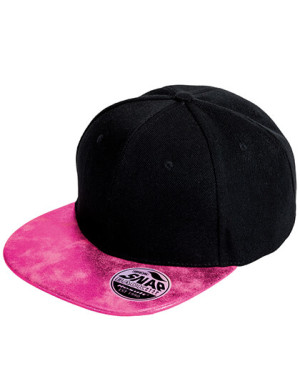 RH87 Bronx Flat Glitter Peak Snapback Cap - Reklamnepredmety