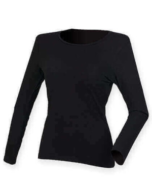 SF124 Ladies Feel Good Long Sleeved Stretch T - Reklamnepredmety