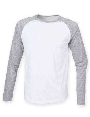 SFM271 Mens Long Sleeved Baseball T - Reklamnepredmety