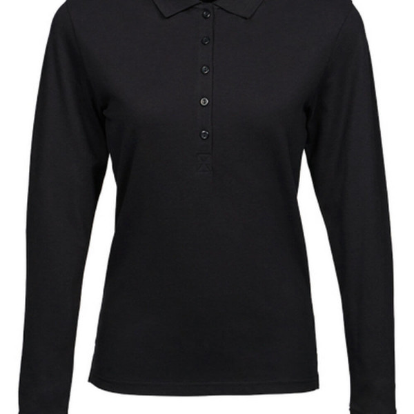 TJ146 Ladies Luxury Stretch Long Sleeve Polo