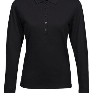 TJ146 Ladies Luxury Stretch Long Sleeve Polo - Reklamnepredmety