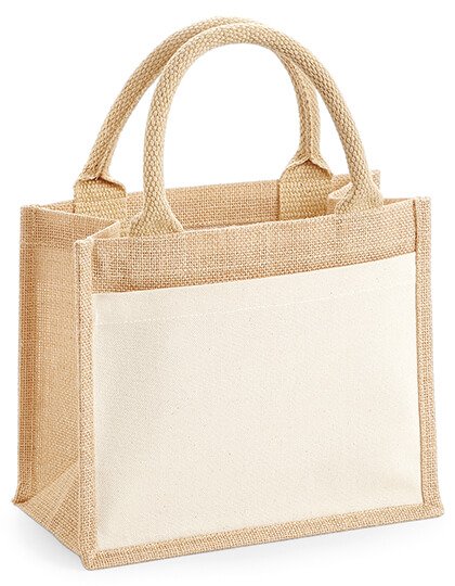 WM425 Cotton Pocket Jute Gift Bag