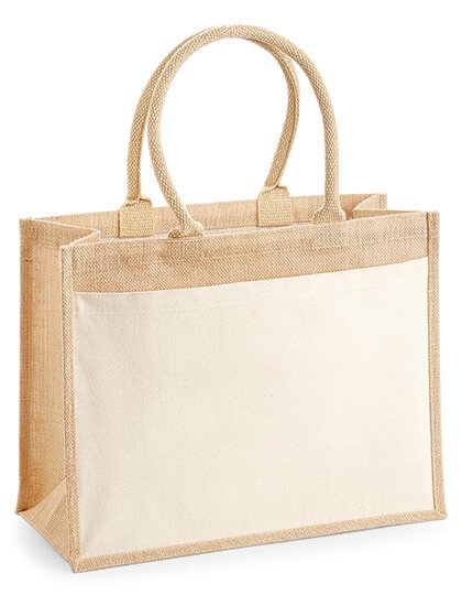 WM427 Cotton Pocket Jute Shopper