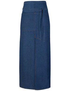 X992 Jeans Bistro Apron with Split - Reklamnepredmety